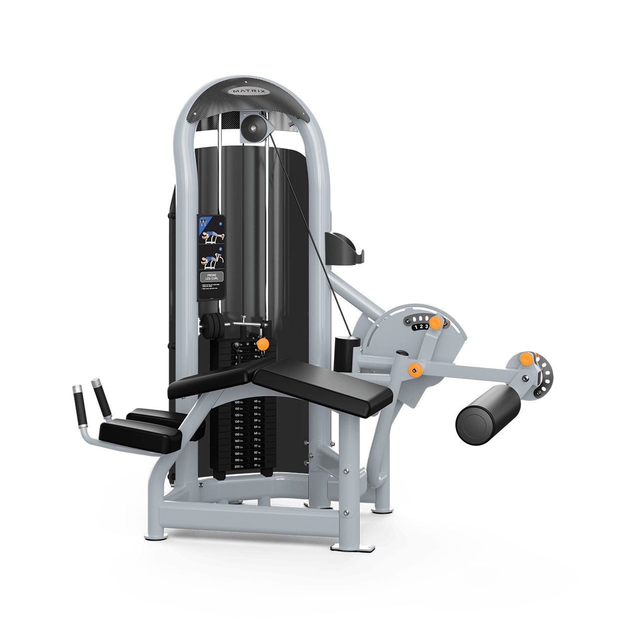 HOLLANDIA FITNESS-Matrix Aura series G3 prone leg curl-1