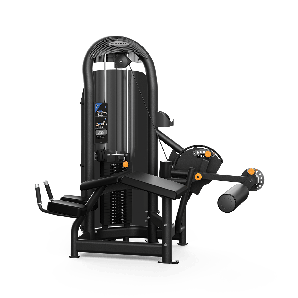 HOLLANDIA FITNESS-Matrix Aura series G3 prone leg curl-2