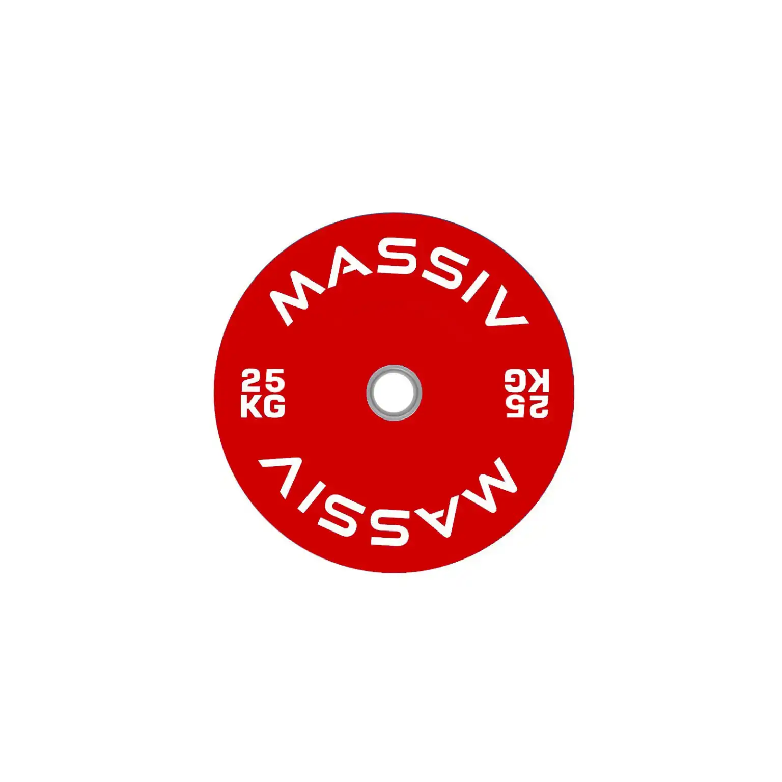 HOLLANDIA FITNESS-Massiv – Plaque de protection – Rouge 25 kg