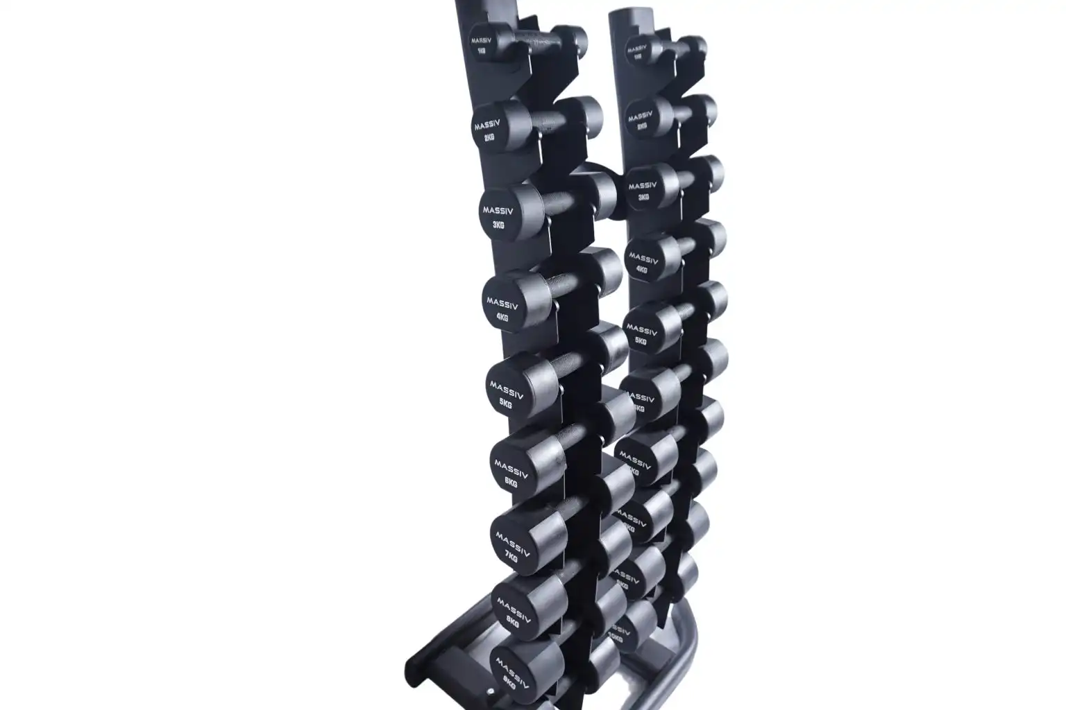 hollandiafitness-Massiv – Tour d'haltères de 1 à 10 kg avec haltères en PU-3