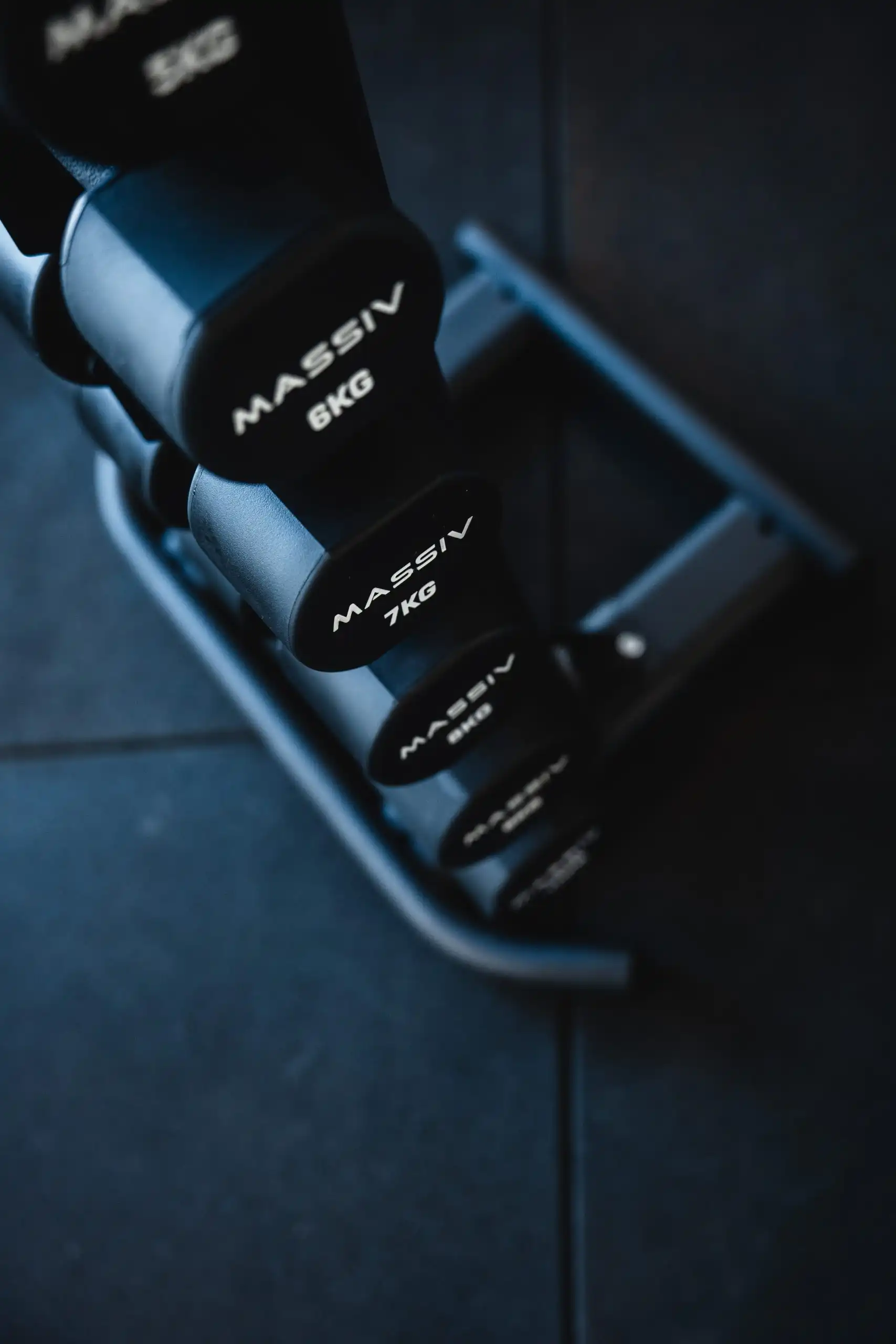 hollandiafitness-Massiv – Tour d'haltères de 1 à 10 kg avec haltères en PU-5